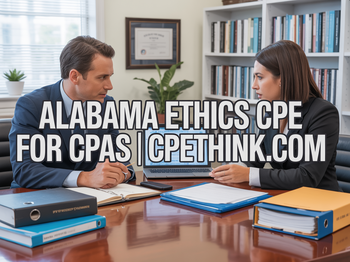 Alabama Ethics CPE for CPAs