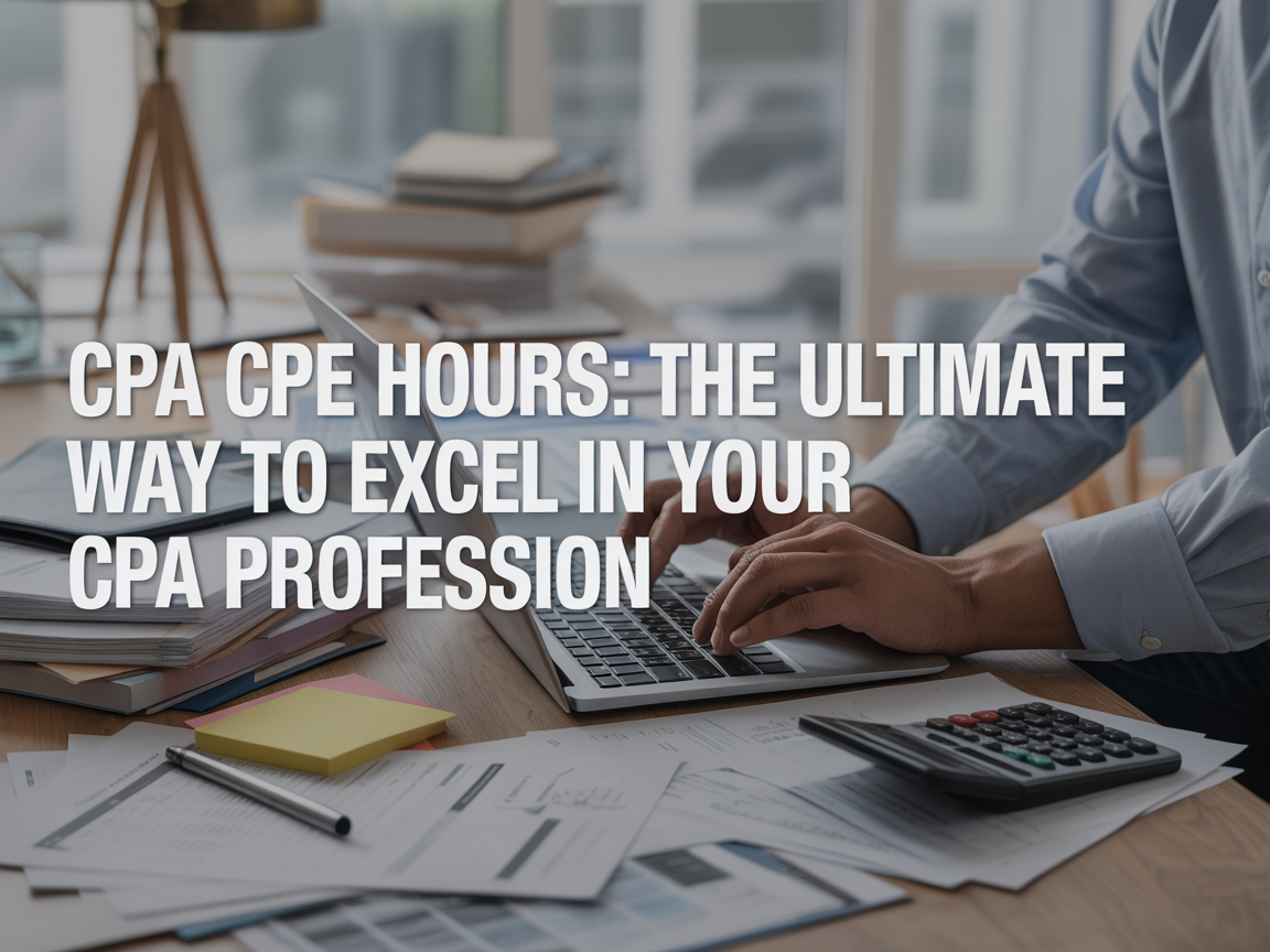 CPA CPE hour requirements and CPE hours for CPAs