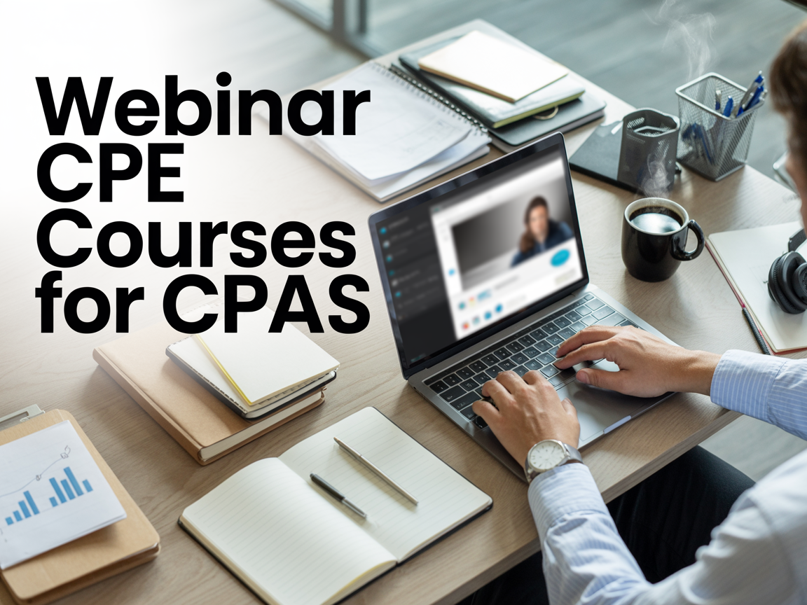CPE webinars for CPAs and online CPE webinar courses