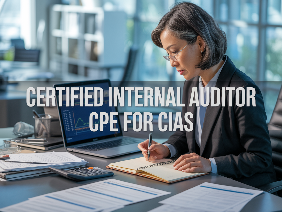 CPE for CIAs Certified Internal Auditors courses CPEthink