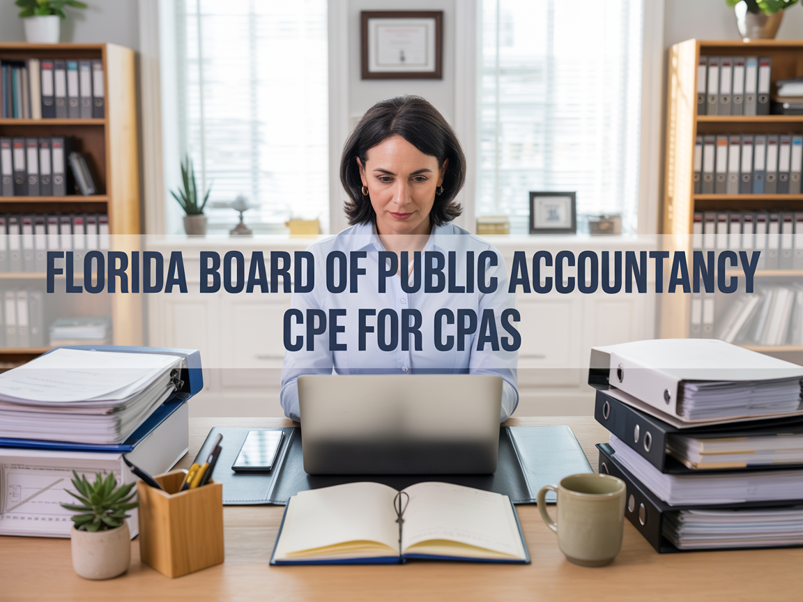 CPE Courses for Florida Board of Public Accountancy CPAs
