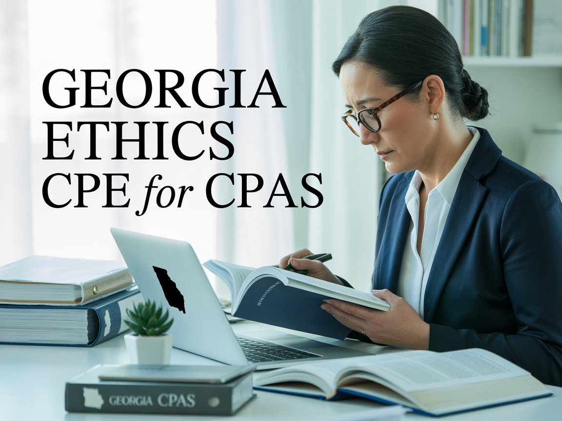 Georgia CPA CPE Ethics Courses online with immediate access