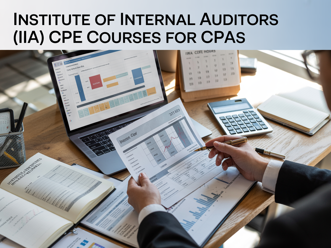 Institute of Internal Auditors IIA CPE courses CPEthink