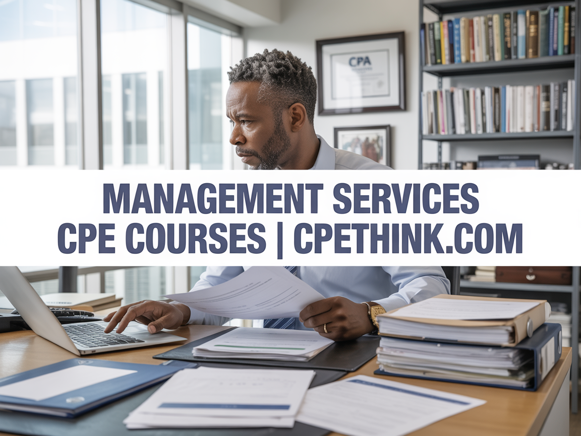 Management Services CPE Courses for CPAs and Accountants