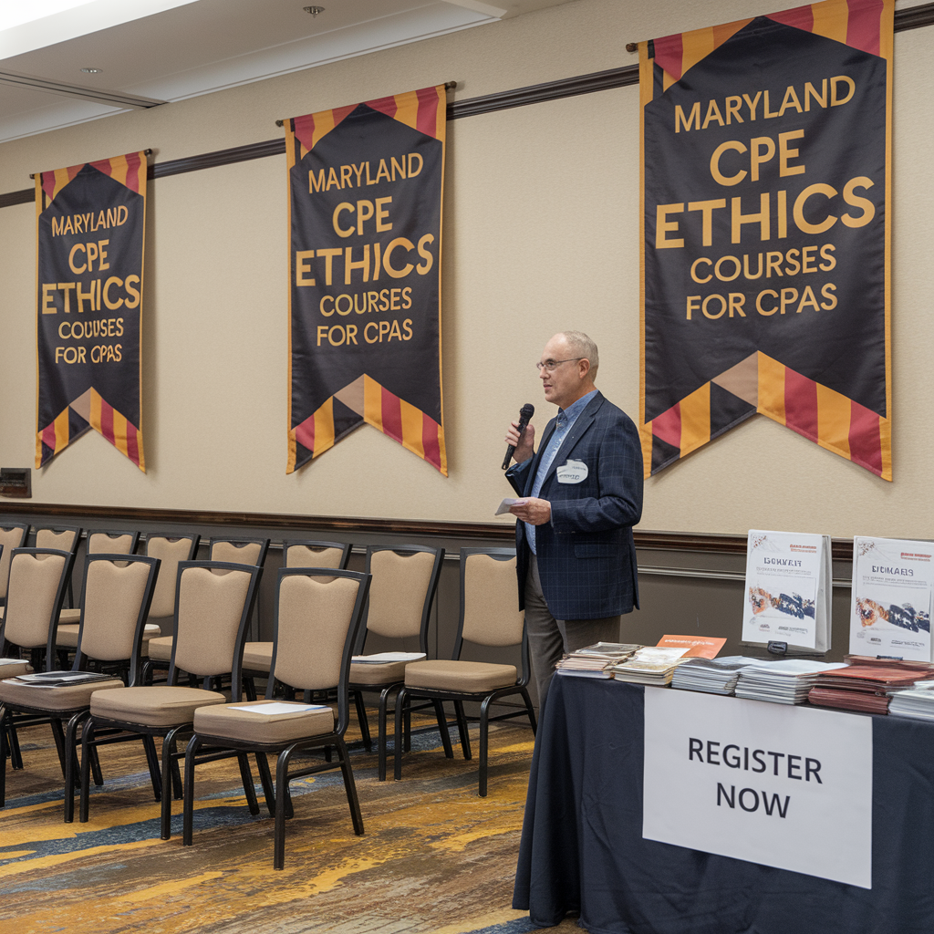 Maryland CPE Ethics for CPAs that meets license renewal requirements