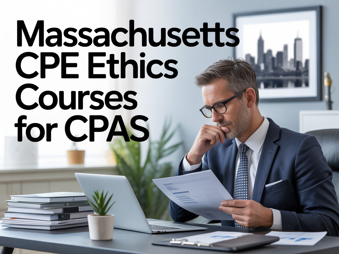 Massachusetts Ethics CPE Courses for CPAs to meet license renewal requirements
