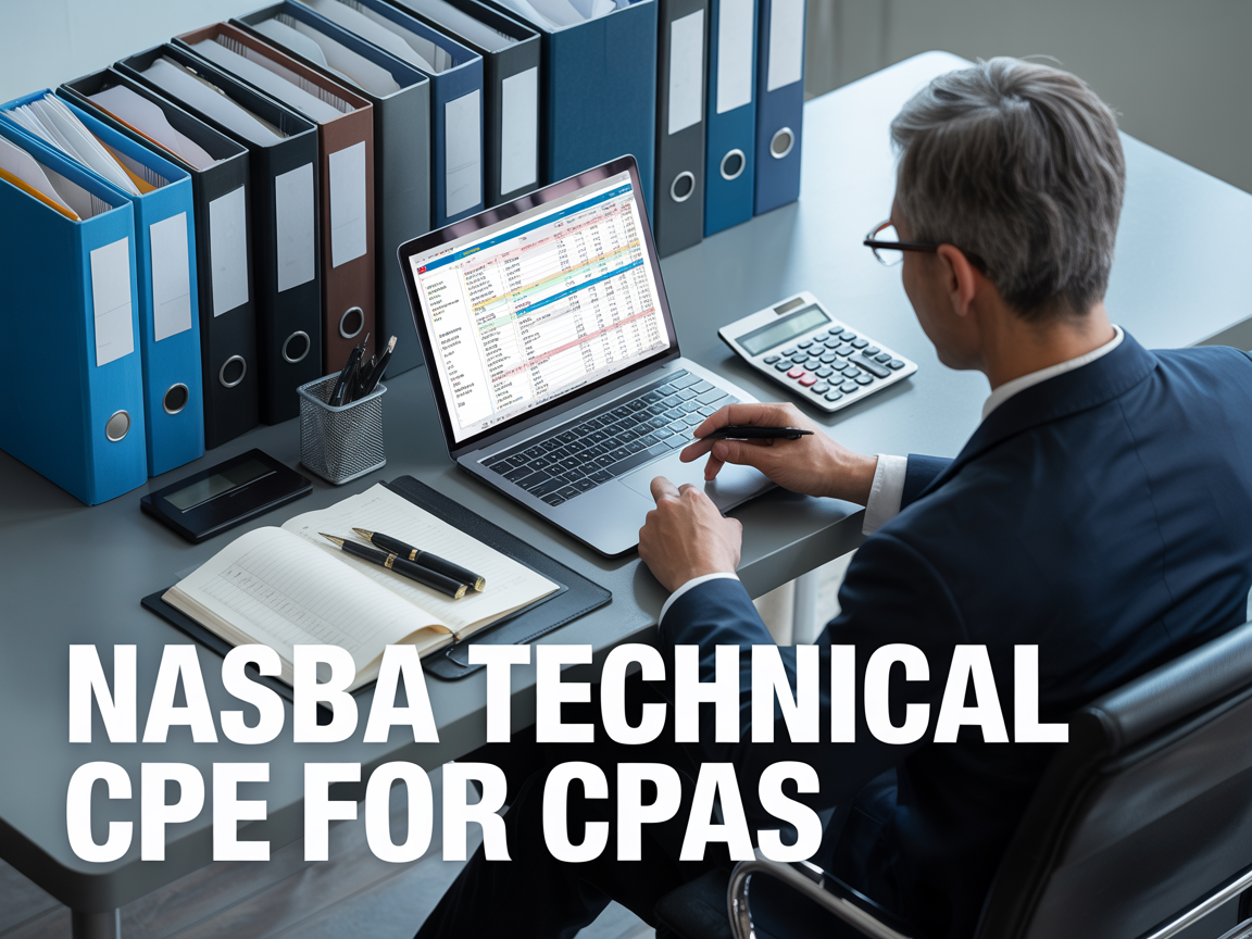 NASBA technical CPE accounting and technical courses