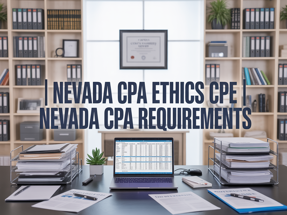 Nevada CPA Ethics CPE Courses Online