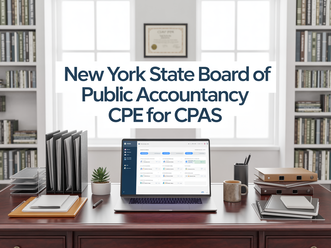 New York State Board of Public Accountancy CPE Courses