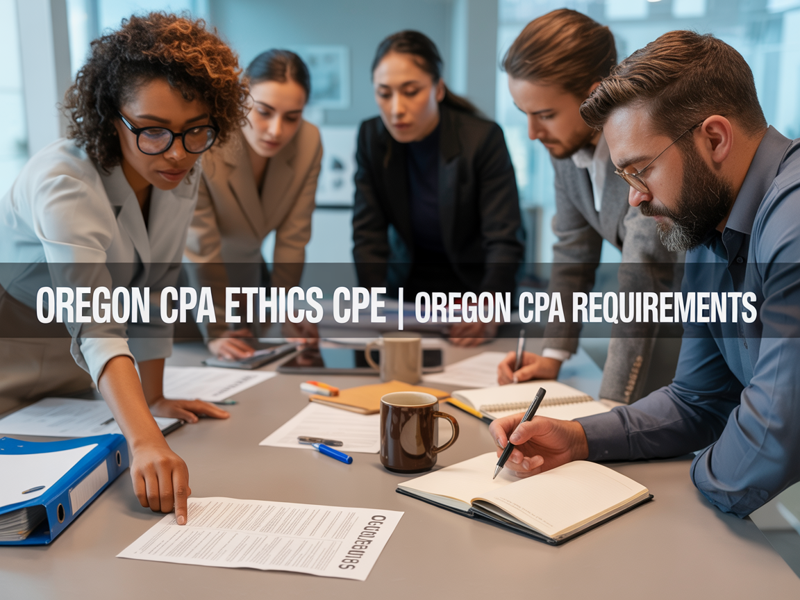 Oregon CPA ethics CPE courses and requirements.