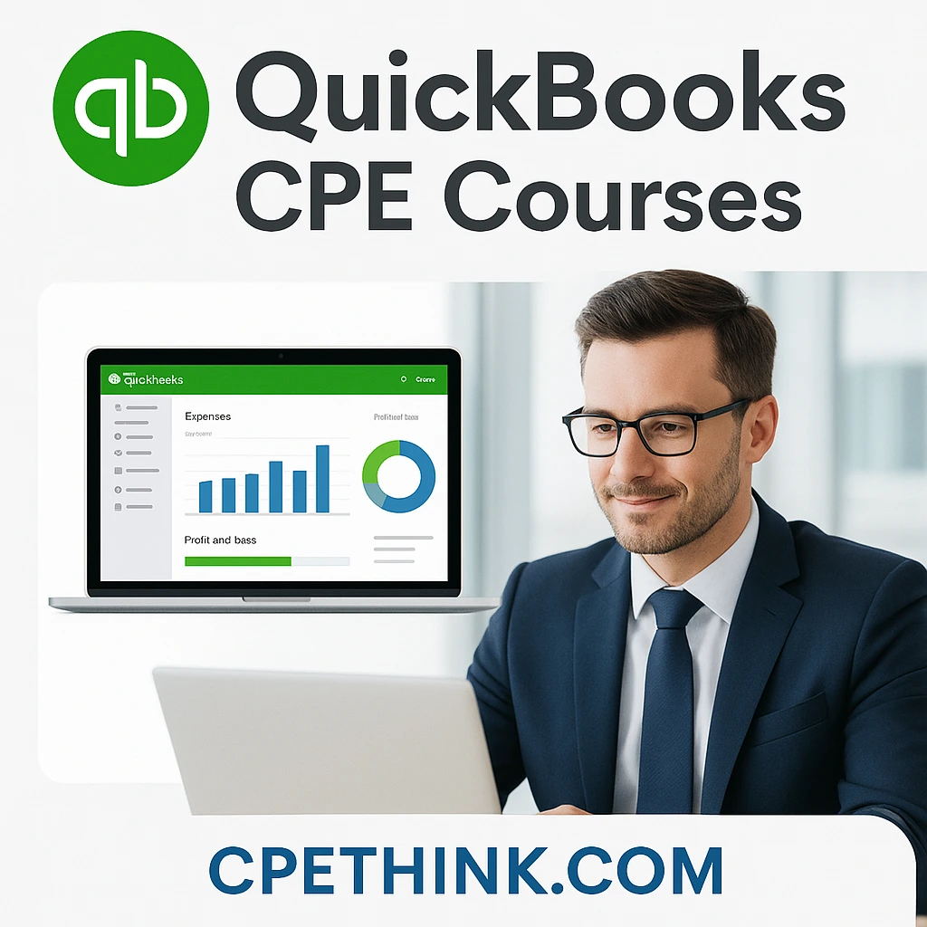 QuickBooks CPE courses for CPAs and Auditors