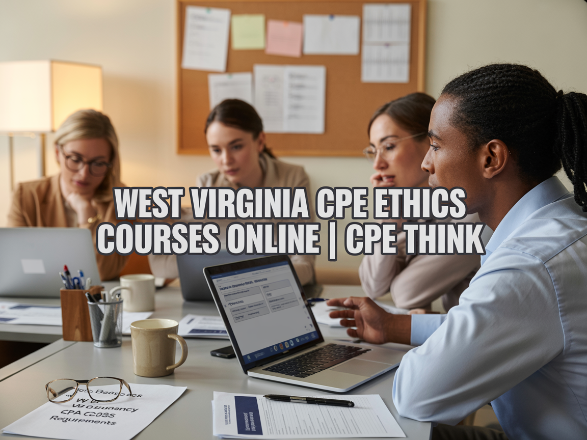 West Virginia CPE ethics courses available online from CPE Think.