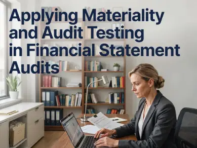 Auditing, Applying, Materiality, Audit, Testing, Financial, Statement, Audits, cpe, cpa, online course