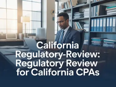 Regulatory Ethics, California, Regulatory, review, Regulatory, Review, California, CPAs, cpe, cpa, online course 