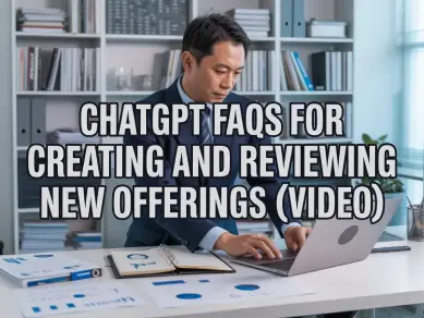 Specialized Knowledge, ChatGPT, FAQs, Creating, Reviewing, New, Offerings, Video, cpe, cpa, online course