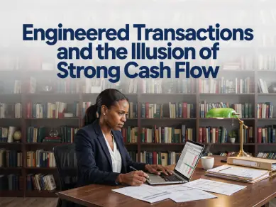 Engineered Transactions and the Illusion of Strong Cash Flow - CPE course for CPAs