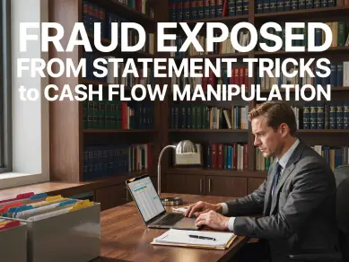 Fraud Exposed - From Statement Tricks to Cash Flow Manipulation - CPE course for CPAs