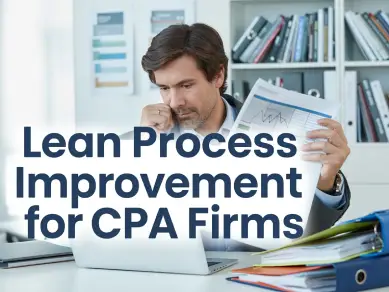 Management Services, Lean, Process, Improvement, CPA, Firms, cpe, cpa, online course