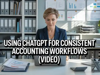 Specialized Knowledge, Using, ChatGPT, Consistent, Accounting, Workflows, Video, cpe, cpa, online course