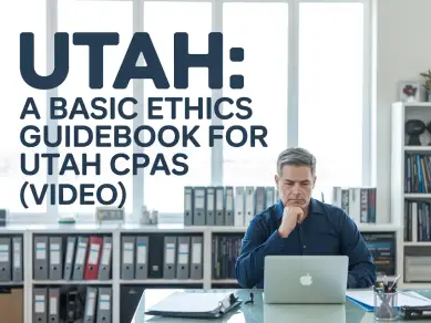Regulatory Ethics, Utah, Basic, Ethics, Guidebook, Utah, CPAs, Video, cpe, cpa, online course