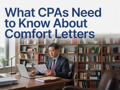 What CPAs Need to Know About Comfort Letters - CPE course